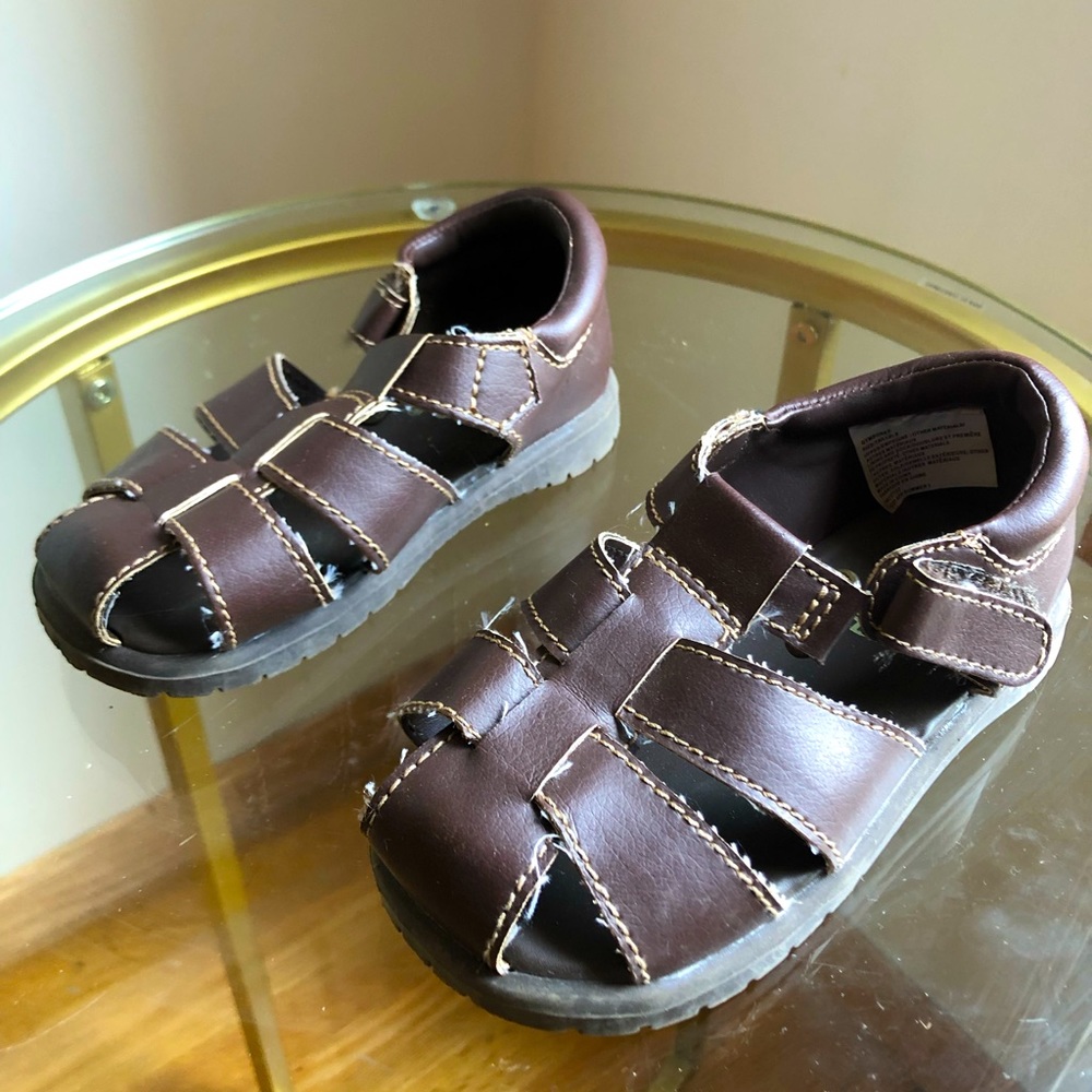 Gymboree Brown Fisherman Sandals Size 8
